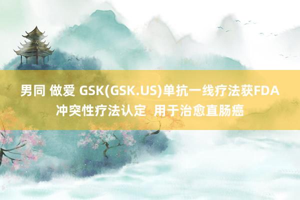 男同 做爱 GSK(GSK.US)单抗一线疗法获FDA冲突性疗法认定  用于治愈直肠癌