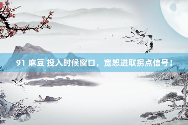 91 麻豆 投入时候窗口，宽恕进取拐点信号！